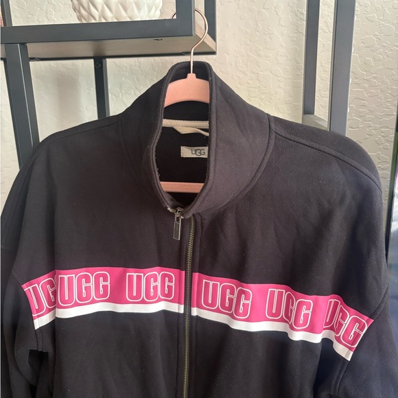 UGG Black and Pink Women's Jacket - Picture 1 of 4